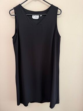 Linea By Louis Dell Olio Women’s Black Sleeveless Dress SzM